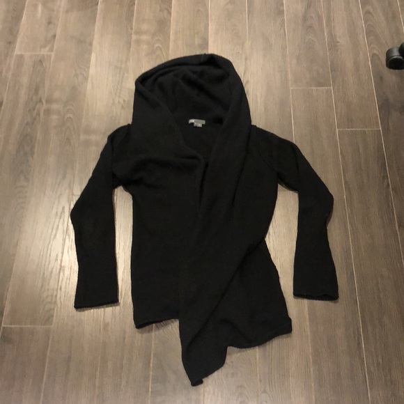 Vince wool sweater cardigan black - Picture 3 of 4